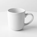 Plain white stoneware coffee mug – 13 oz / 369 ml